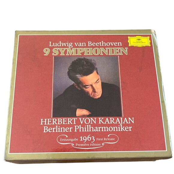 Beethoven Complete 9 Symphonies 5xCD Box Set Karajan Berlin 1963 Classical Music - Picture 1 of 16